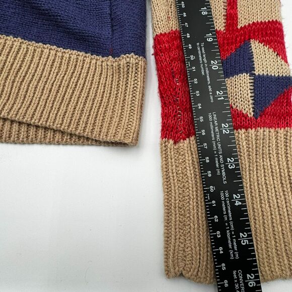 SELF ESTEEM | Women's XL Boho Open Front Cardigan Knit Sweater Southwest Aztec - Picture 4 of 9